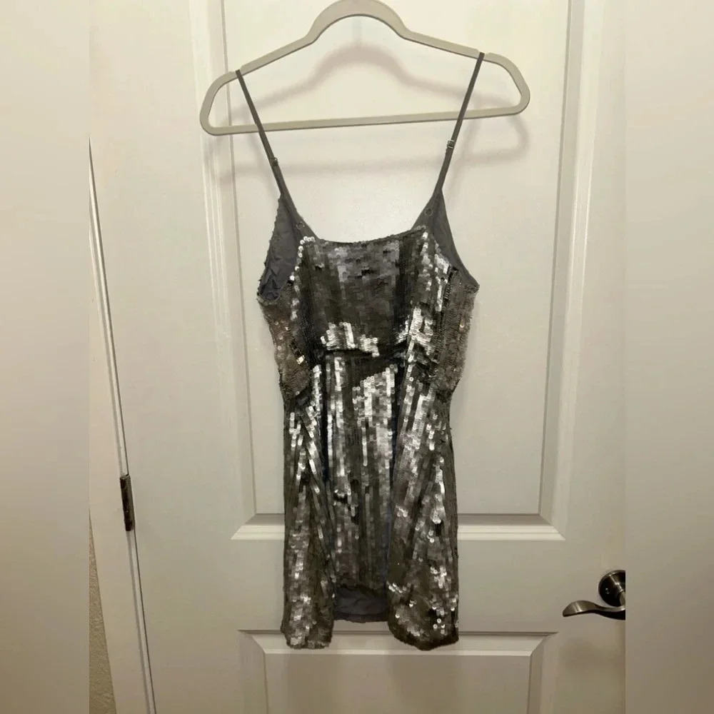 Jen’s Pirate Booty Free People Silver Linings Dress. Size XS - Picture 4 of 9